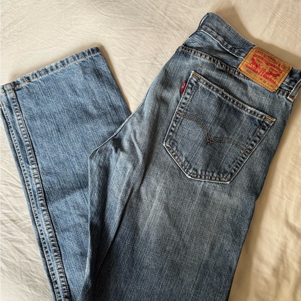 Men's Levi's Light Blue Straight Jeans W 34/ L 30